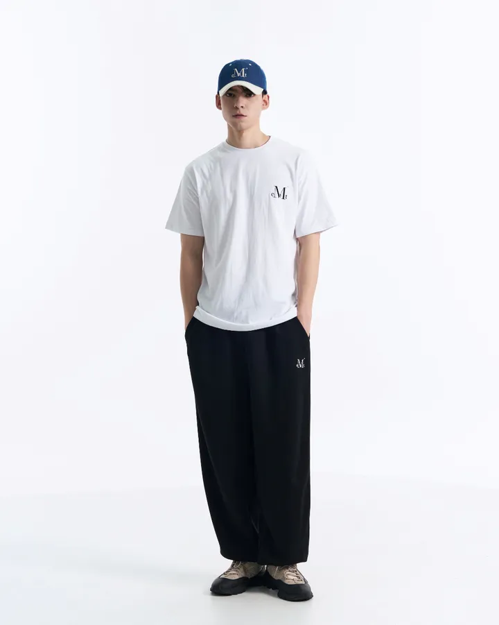 무센트 슬로건 반팔 티 커플룩 시밀러룩 커플티 (크롭, 루즈핏) 상세 이미지 12