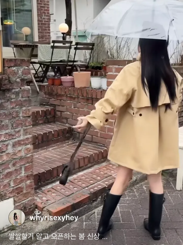 [하이퀄리티 얼굴소멸] 바로배송 뒷태존예핏 와이드 하프 하이넥 트렌치 코트 상세 이미지 26