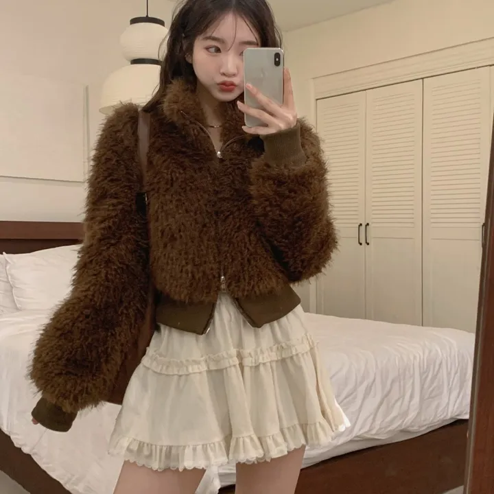 [분위기갑🤎퀄리티굿!] 따뜻, 하이넥 하프 퍼 집업 점퍼 상세 이미지 2