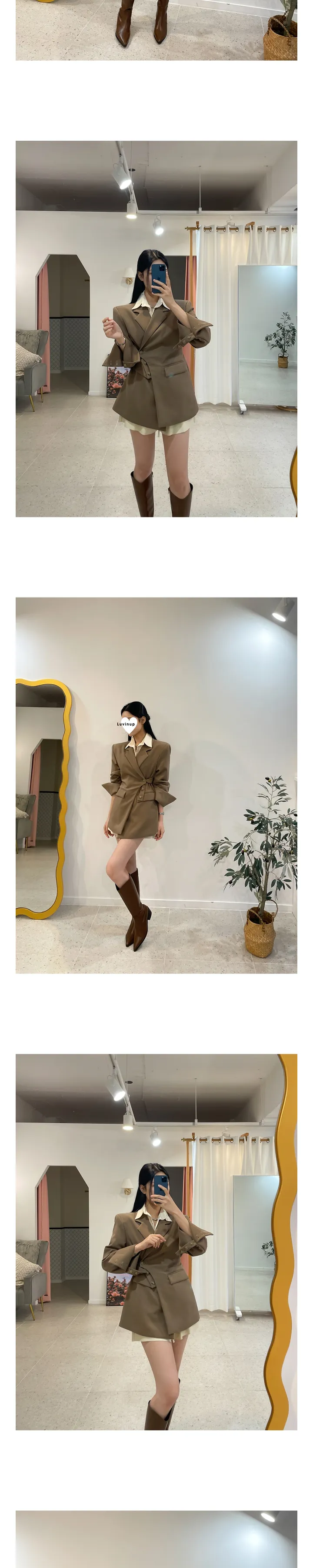[최저가/당일출고] 라쉬 언발버튼 자켓 상세 이미지 16