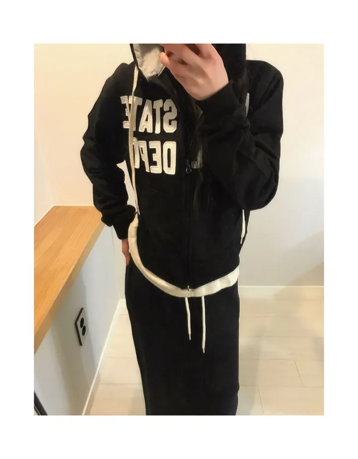 [봄신상🤍/핏보장] 프린팅 후드집업 (4color) 상세 이미지 2