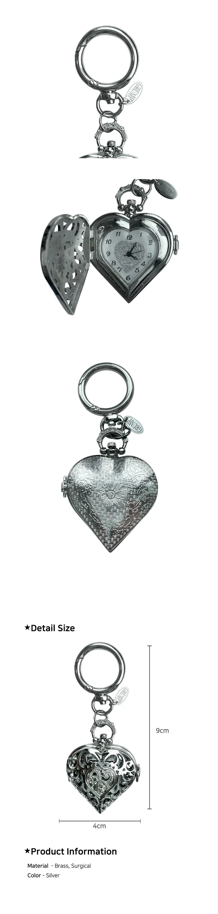 Ethereal Heart Watch Keychain 상세 이미지 23