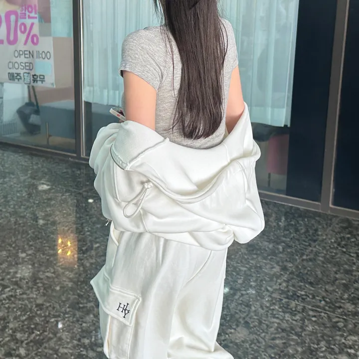[브랜드퀄/허리잘-록] made 알론 아방핏 투웨이 후드집업 봄후드집업 봄트레이닝 봄자켓 상세 이미지 48