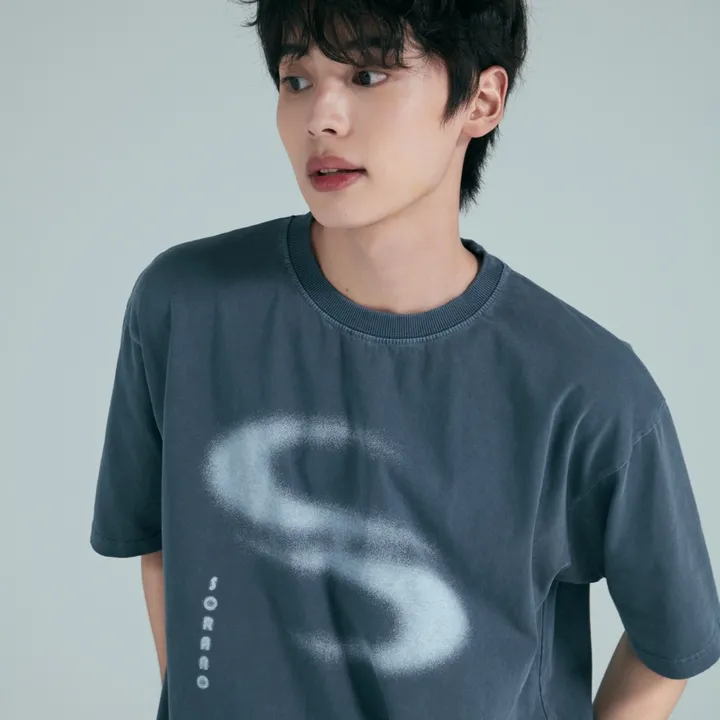【SORANO】Vintage Pigment T-shirts SORANO Vintage Pigment T-shrits [4Color]