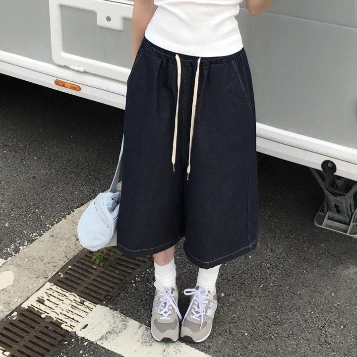 [*극찬핏]하프 생지 버뮤다 pt : half bermuda pants - 3 color 상세 이미지 5