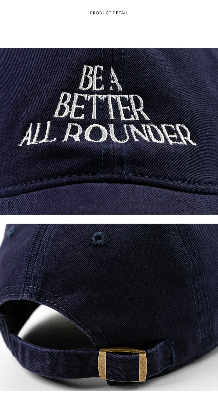 ALL ROUNDER 워싱 볼캡-네이비 상세 이미지 4