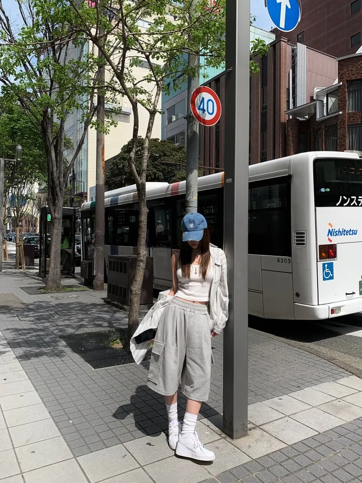 🚀2size/부분당일발송🚀 루어 카고 버뮤다 PT / 코튼 면 밴딩 트레이닝 와이드 버뮤다 팬츠 여름 반바지 바지 버뮤다팬츠 버뮤다바지 5부바지 6부바지 카고반바지 카고버뮤다 상세 이미지 7