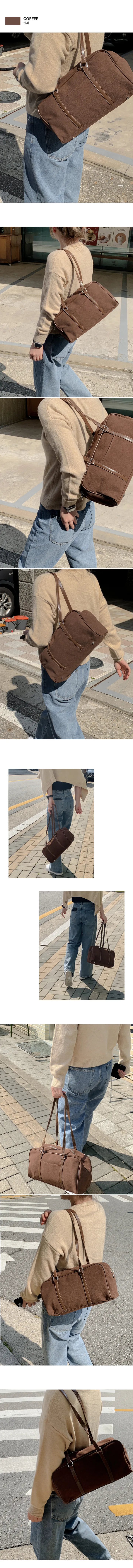 [🌟시즌오프세일/당일출고🌟] 스웨이드 더플백 가을신상 인기가방 학생가방 데일리백 상세 이미지 5