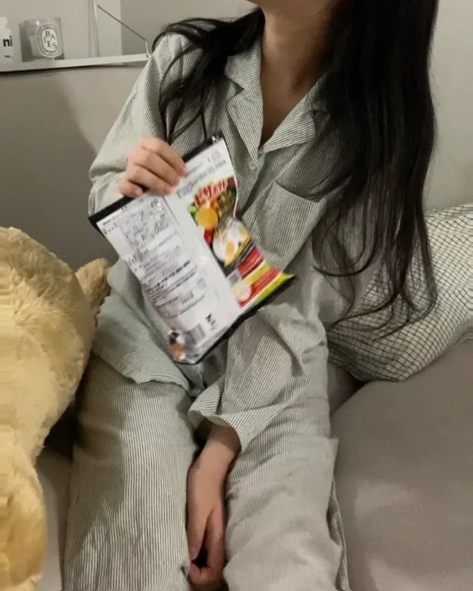 [자체제작/누적 4000장][2size] shirt pajamas set - special color!/dark grey 커플잠옷 상세 이미지 4
