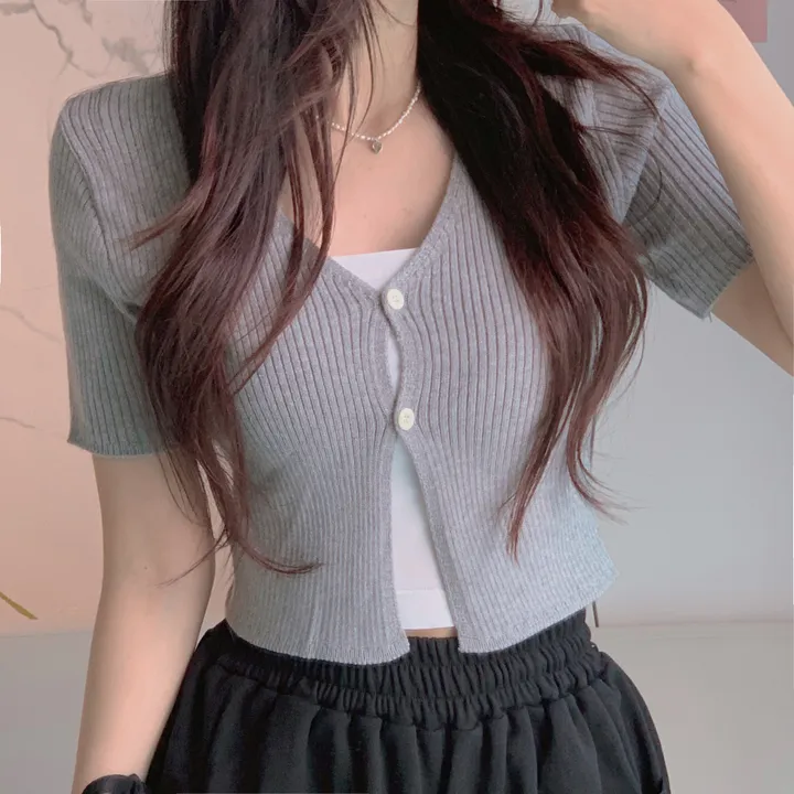 [반팔&긴팔 ver.] 💞꼬옥 소장 - 4계절 내내 활용! 데잇 투버튼 골지 가디건 상세 이미지 30