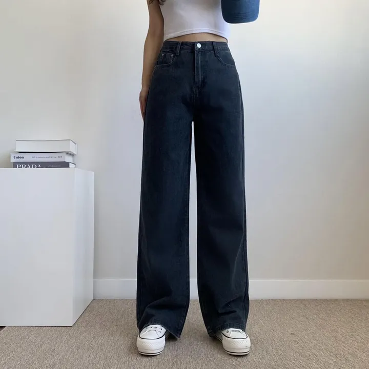 ~2XL [기장선택/인생데님!] 프리미엄 워싱 빈티지 롱 와이드 데님 팬츠 키작녀 키큰녀 기장선택 봄 가을 사계절 상세 이미지 23
