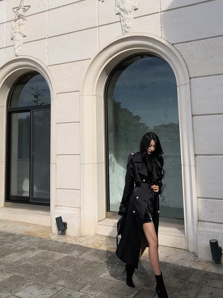 [🖤자체제작🚀바로발송]하이퀄리티 무드 트렌치 코트 상세 이미지 8