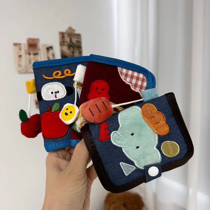 [핸드메이드] 쌈뽕 키치 큐티 면 지갑 데일리 데이트 꾸안꾸 캐주얼 유니크 학생 여행 상세 이미지 3