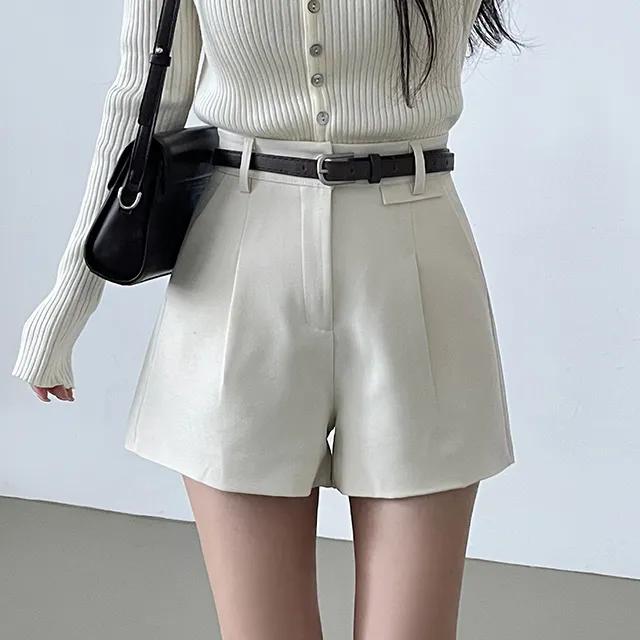 [S,M,L/벨트SET!] *봄신상 핏정석 데일리 숏팬츠 슬랙스 3color 상세 이미지 10