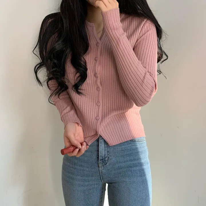 진심 여리핏, 골지 니트 가디건 ;9col 상세 이미지 21