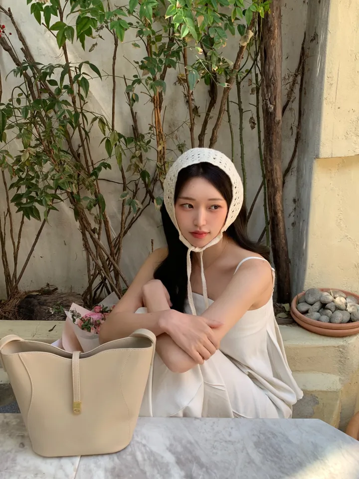 [ SETდ 고퀄 /  데이트룩 ] 아벨 핀턱 실루엣 투피스 블라우스 셋업 휴양지룩 여행룩 하객룩 상세 이미지 7