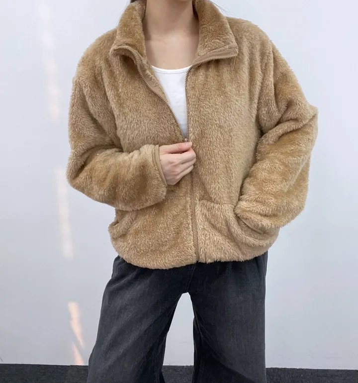 *부들양털후리스 3 SIZE * 후리스 가을 겨울 양털 오버핏 플리스 뽀글이 극세사 홈웨어 아우터 커플템 상세 이미지 37