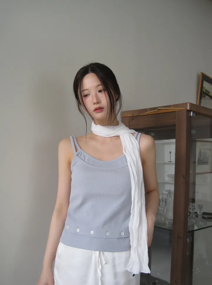 민소매 모델 착용 이미지-S1L20