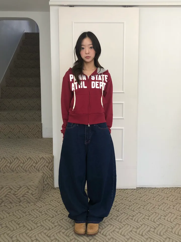 후드 포인트 패치 후드집업 상세 이미지 20