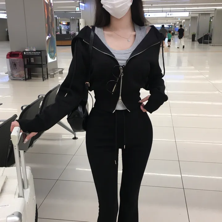 일부당일🚀 [ 자체제작/ 양기모 ] 페이지 크롭 기모 워머 후드집업 상세 이미지 63