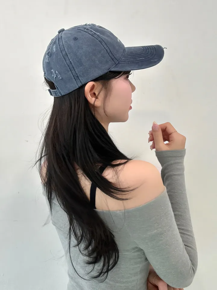 [🧢+팔찌+안경+캡가드증정❤/묶음할인✨] 캐피튜드 빈티지 리퍼 이파워 프리젠츠 볼캡 - 연예인핏 데일리 남녀공용 소두핏 레트로 소두핏 대두커버 연예인 아이돌 사계절 커플 모자 상세 이미지 50