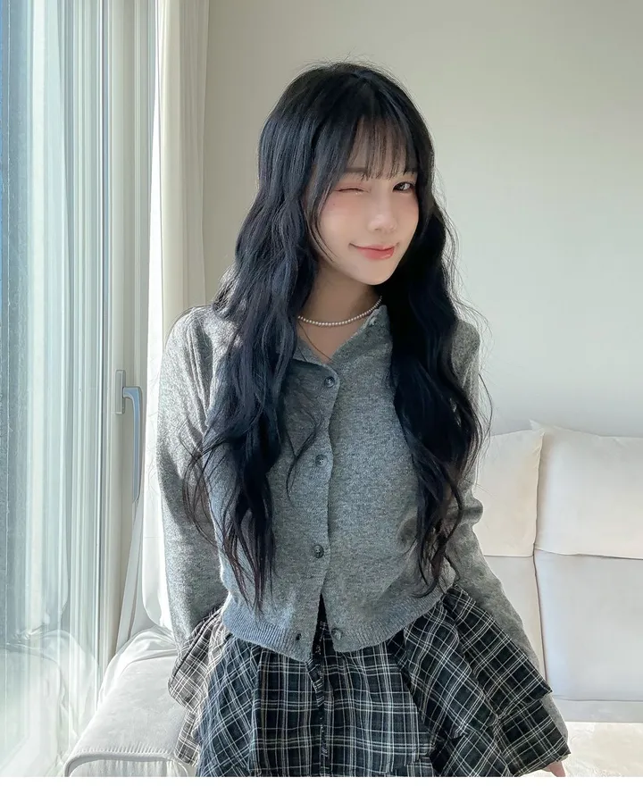 [너무 예뻐요../색감보장] 젤라또 레이어드 캐시미어 라운드 크롭 단추 니트 가디건 (9 col) 봄가디건 기본텝 상세 이미지 173
