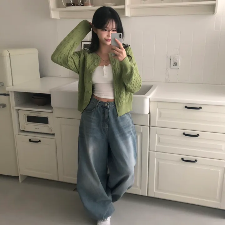 [NEW봄신상✨]데일리 라운드넥 베이직 기본 꽈배기 가디건 긴팔 9color 상세 이미지 41