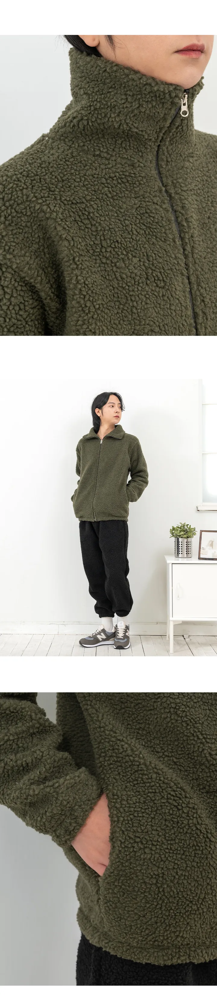 바이슨 양털 집업 상세 이미지 3