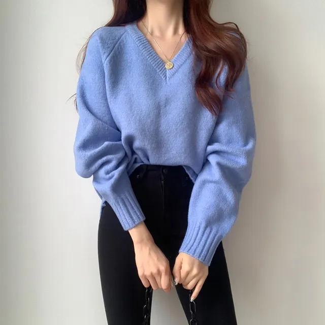 [ 무조건 소장 추천! 인기만점 ] 데일리 루즈핏 V넥 니트 상세 이미지 49