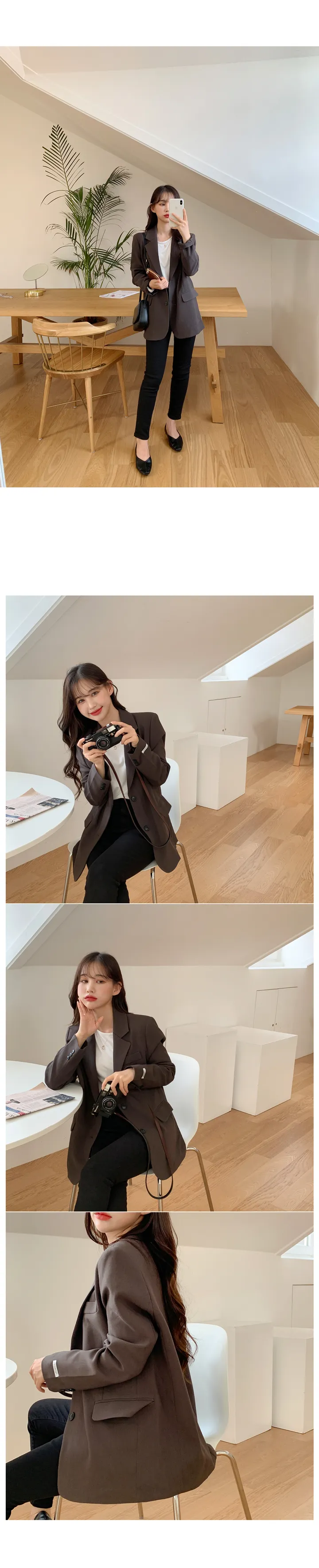 [베스트재입고/made:D]모던무드_투버튼자켓 (6color) 상세 이미지 17