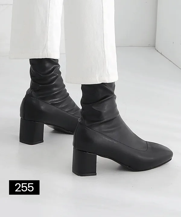 ⚡오늘출발⚡착붙핏💛데일리 심플 쫀쫀 앵클 삭스 부츠 스판 하이힐 미들힐 로우힐 낮은굽 높은굽 가을 봄 여름 겨울 L-9360/9370/9380/9390