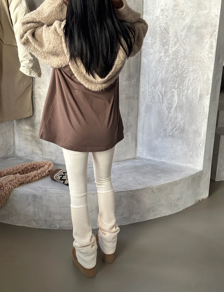 워머 레이어드 기모 레깅스 상세 이미지 23