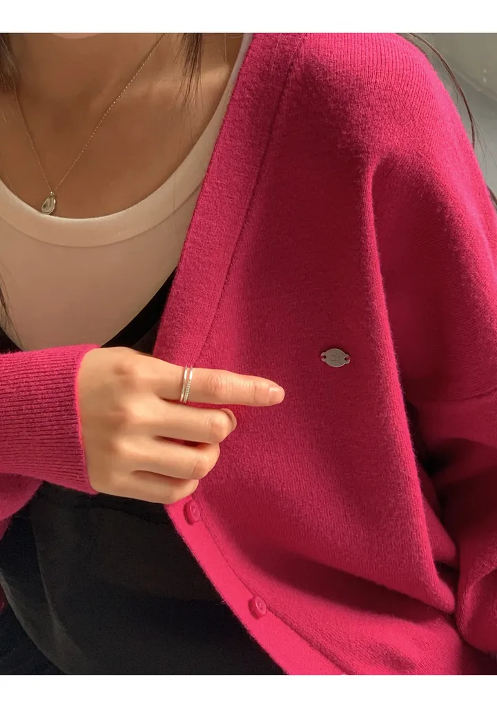 [자체제작/오늘출발/5천장돌파!/S-L]#봄🌷 하퍼 데일리 루즈핏 니트 가디건 (데일리룩/하객룩/출근룩/레이어드/봄가디건/봄니트/크롭가디건/루즈핏가디건) 상세 이미지 92