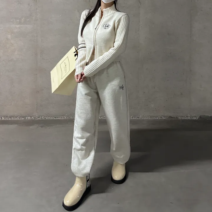 [8color/MADE] 하이퀄리티 웨하스 탄탄 와이드 조거팬츠 봄트레이닝 상세 이미지 91