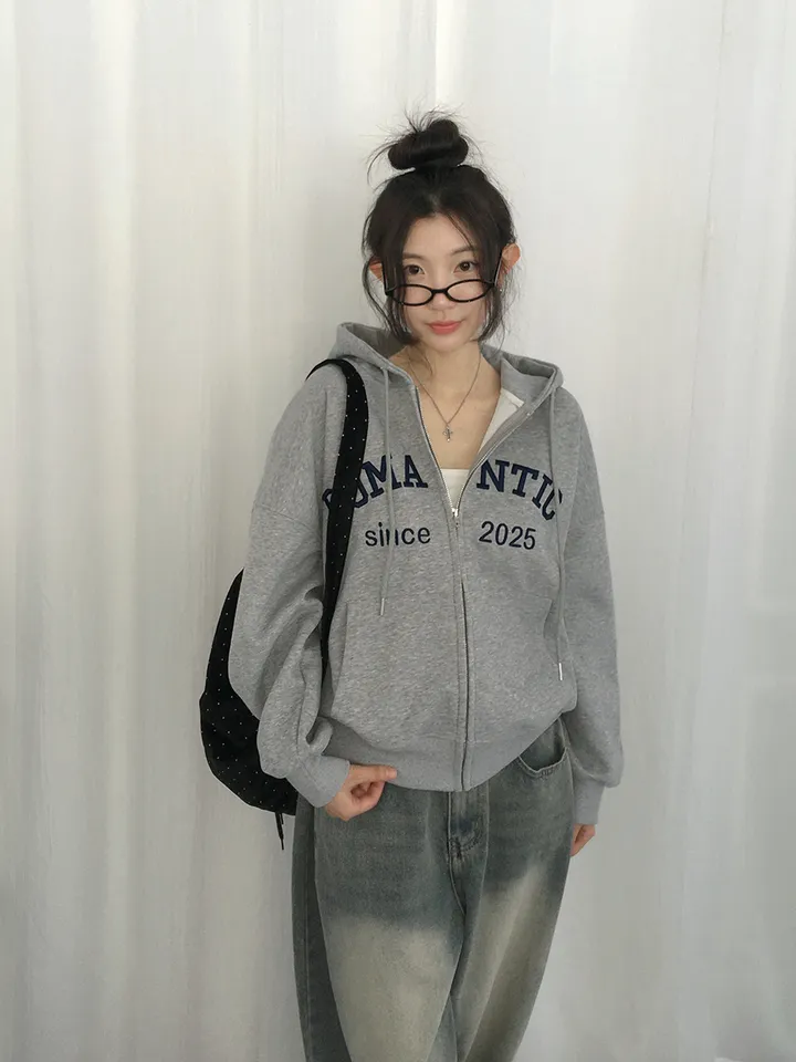[퀄보장!🤍/6color 자수레터링 아방핏 데일리 후드집업] 로맨틱자수레터링후드집업 상세 이미지 38