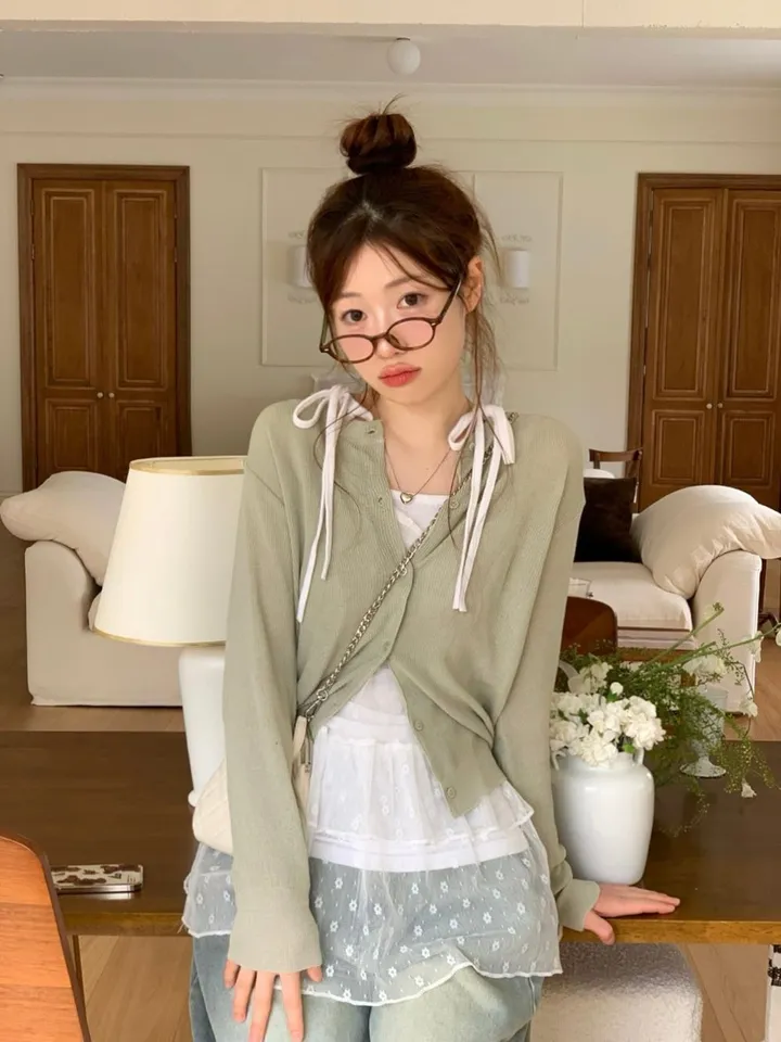 [살안타템/여름까지 쭉🤍]버프리 여리 잘록핏 데일리 버튼 니트 가디건 5color 상세 이미지 30