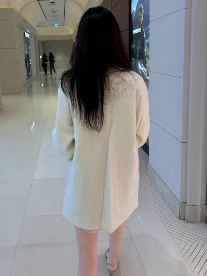 얼리버드 세일!![3COLOR/알파카8 모헤어12] 버터 모헤어 하프 핸드메이드코트 상세 이미지 21