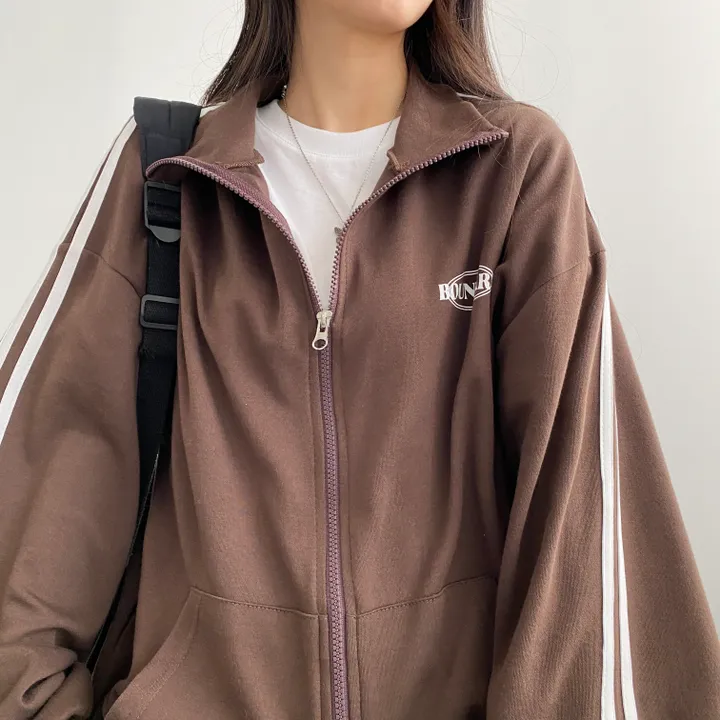 ⭐ 봄신상! [캐주얼/묶음할인] 오버핏 바운더리 투웨이 카라 집업 3color 상세 이미지 32