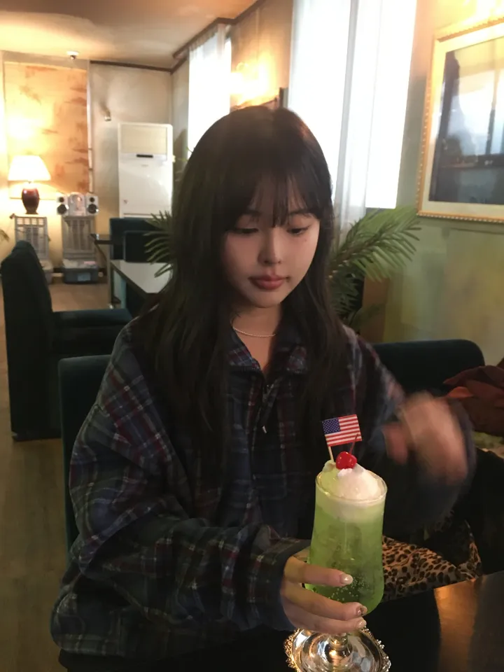 (2 color) 반집업 기모 체크 후리스 상세 이미지 23
