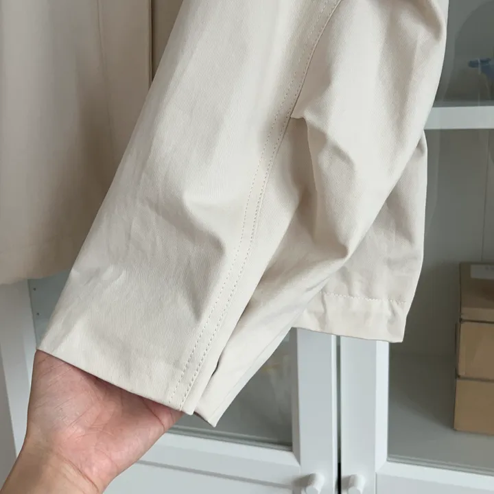 [🌷봄아우터/당일출고] 배색 카라 오버핏 야상 자켓 (숏야상/야상점퍼) 상세 이미지 27