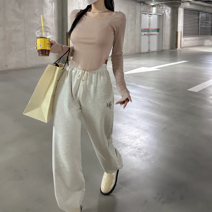 [8color/MADE] 하이퀄리티 웨하스 탄탄 와이드 조거팬츠 봄트레이닝 상세 이미지 77
