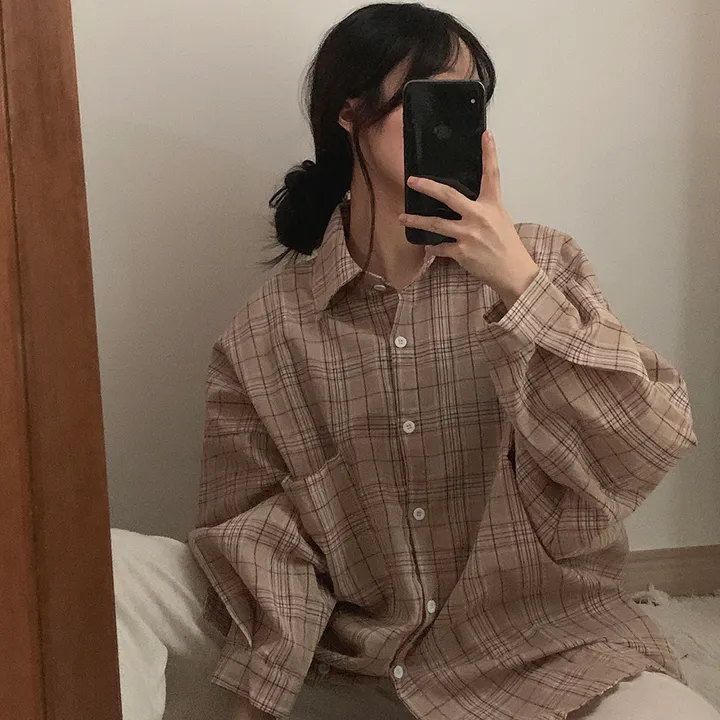 묶음할인🎈[오버핏🤍] 마가린 체크 오버 남방 상세 이미지 26