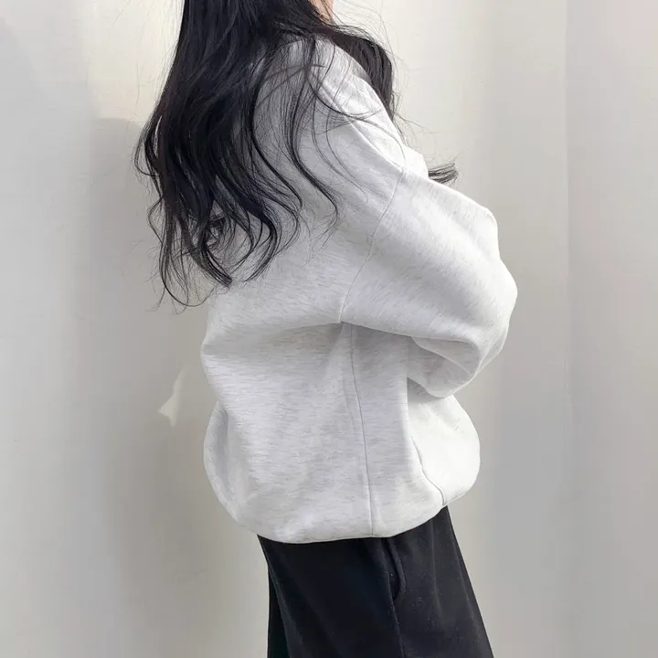 [일반&기모]🚛당일출고🚚활용도 높은 교복템 루즈핏 벨리후드 집업 - 3color 상세 이미지 34
