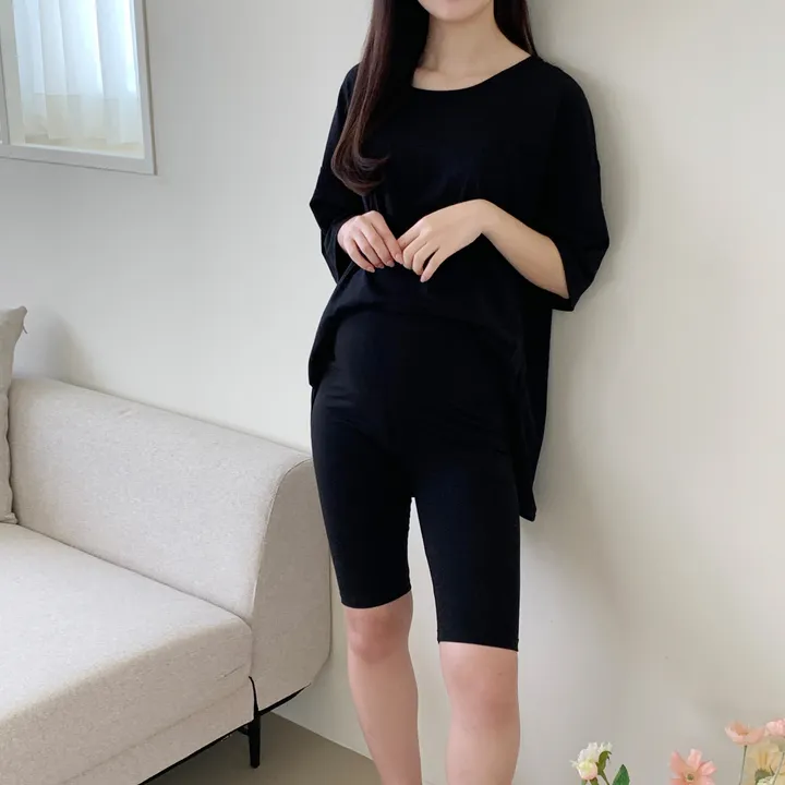 국내제작 5부 임산부레깅스 면 40수 상세 이미지 17