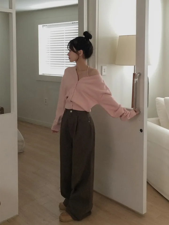 +영상[핏강추🤎] 틴츠 핀턱 코튼 와이드핏 롱 팬츠 3colors 상세 이미지 37