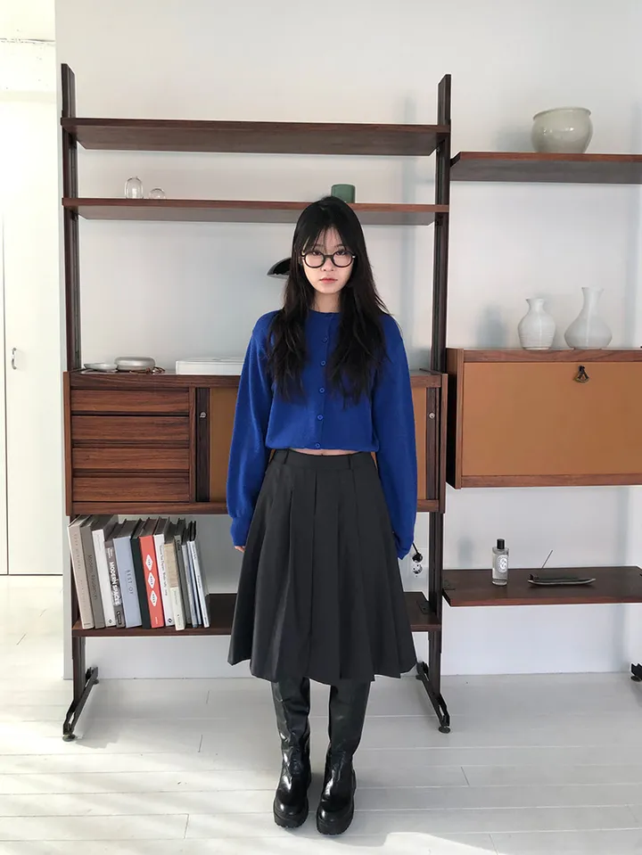 [MD적극추천🤍/후기극찬✨] basic round button cardigan 상세 이미지 3