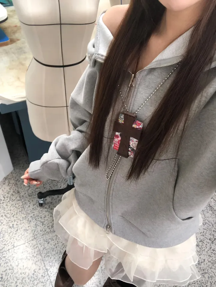 고퀄리티 버튼 투웨이 후드집업 2color 4계절가능 상세 이미지 12