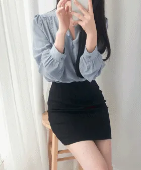 헨느 데일리 스판 H스커트