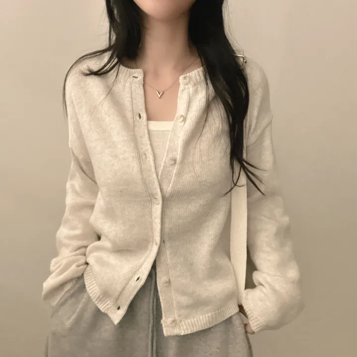 [캐시울10%/여유핏~!] 퀄리티 높은 봄 데일리 니트 가디건 6color 상세 이미지 2