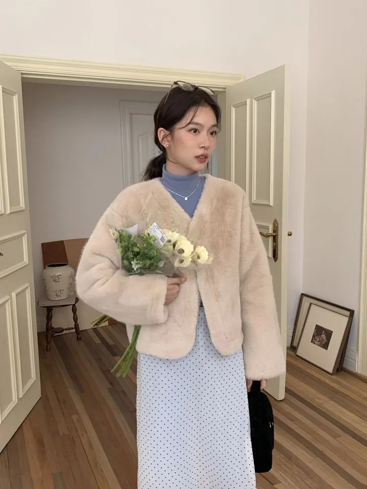 [⏰설특가⏰]버우드 브이넥 퍼 자켓 상세 이미지 20